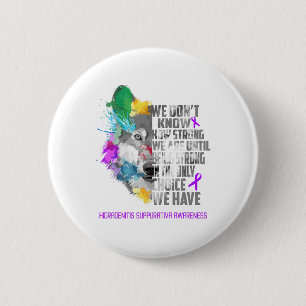 Hidradenitis Suppurativa Awareness Ribbon Support 6 Cm Round Badge