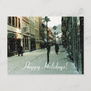 Hiedelberg, Germany Happy Holidays! Holiday Postcard