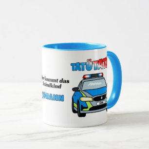 Hier kommt das Schulkind - Polizei Tatütata Mug