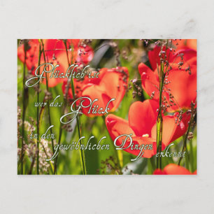 Hier kommt ganz viel Glück für Dich! Postcard