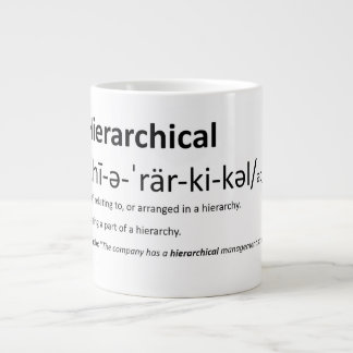 Hierarchical - Pronunciation Assistant  Large Coffee Mug