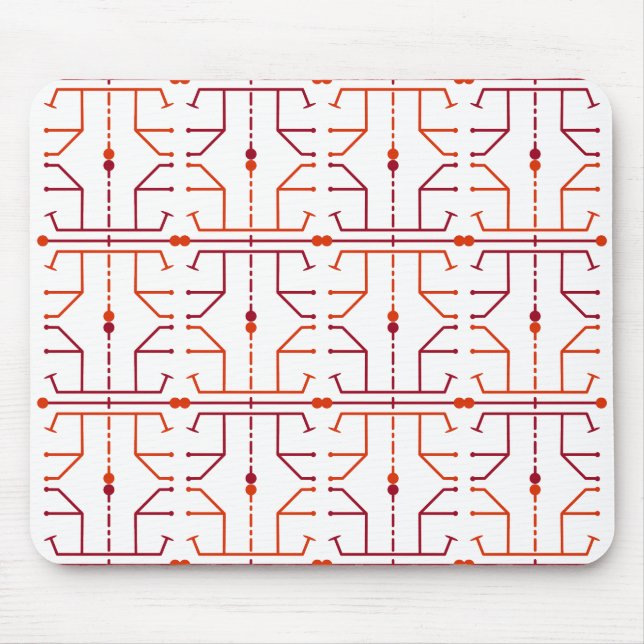 Hieroglyph Abstract Pattern Mousepad (Front)