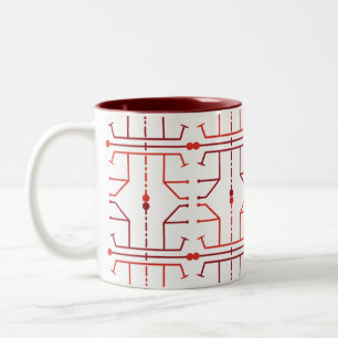Hieroglyph Abstract Pattern Mug