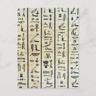 Hieroglyph Postcard