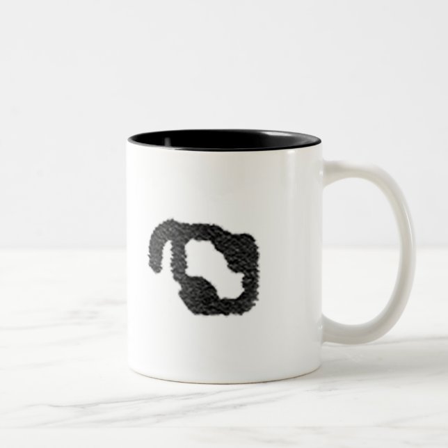 Hieroglyphic (4/4) Two-Tone coffee mug (Right)