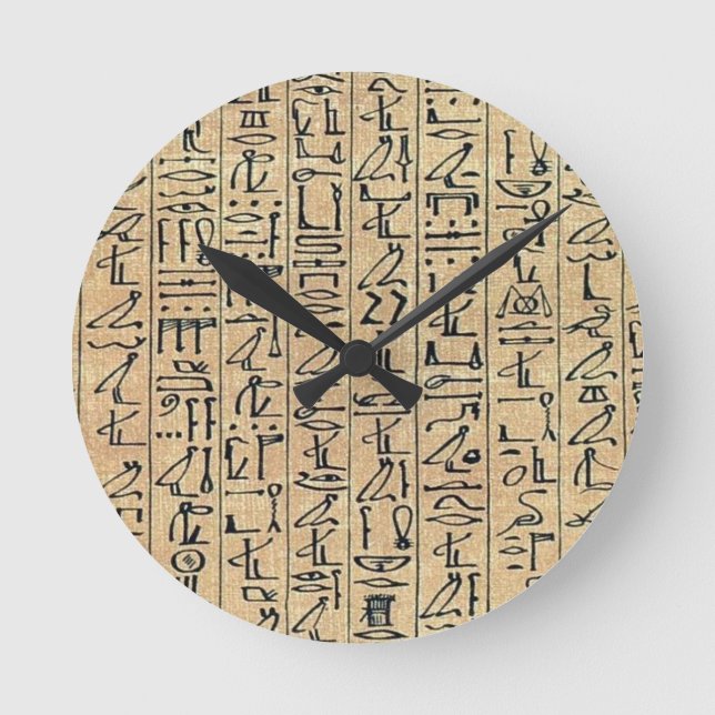 Hieroglyphics Clock (Front)