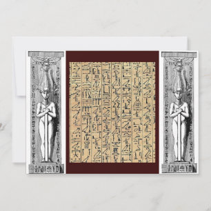 Hieroglyphics Invitation