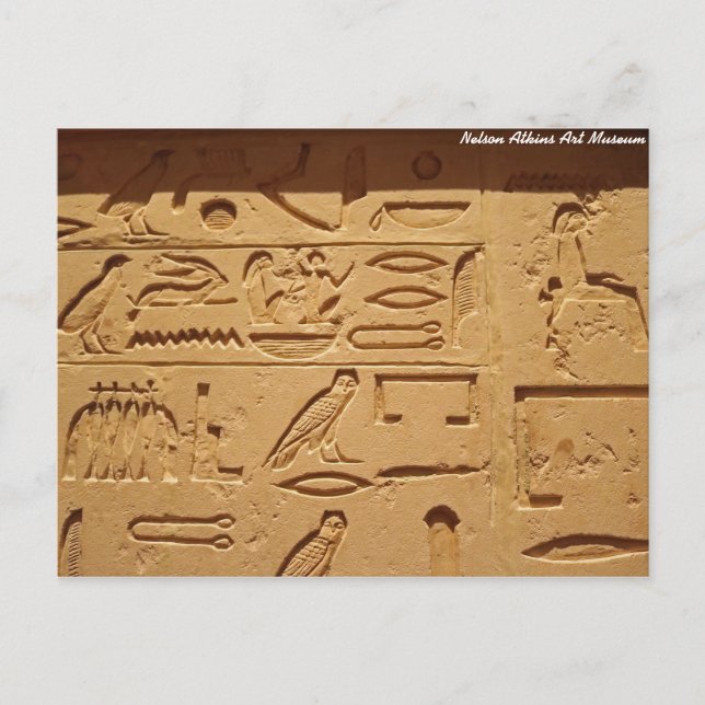 Hieroglyphics Postcard (Front)