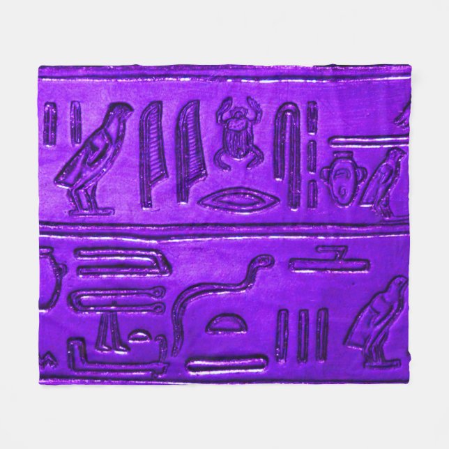 Hieroglyphs20141049 Fleece Blanket (Front (Horizontal))