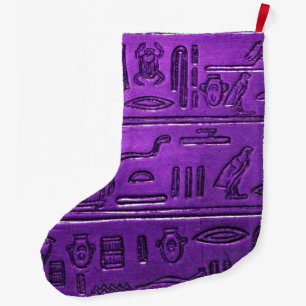 Hieroglyphs_2014_1029 Large Christmas Stocking