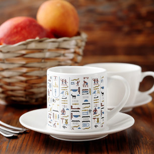 Hieroglyphs Ancient Egypt Pharaoh Bridesmaid Gift  Espresso Cup
