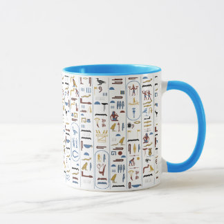 Hieroglyphs Ancient Egypt Pharaoh Mug