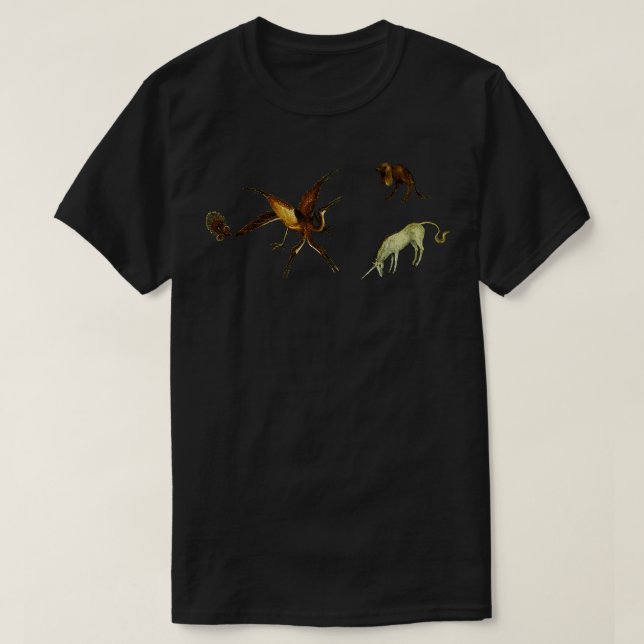 Hieronymus Bosch  Beasts Of Paradise  T-Shirt (Design Front)