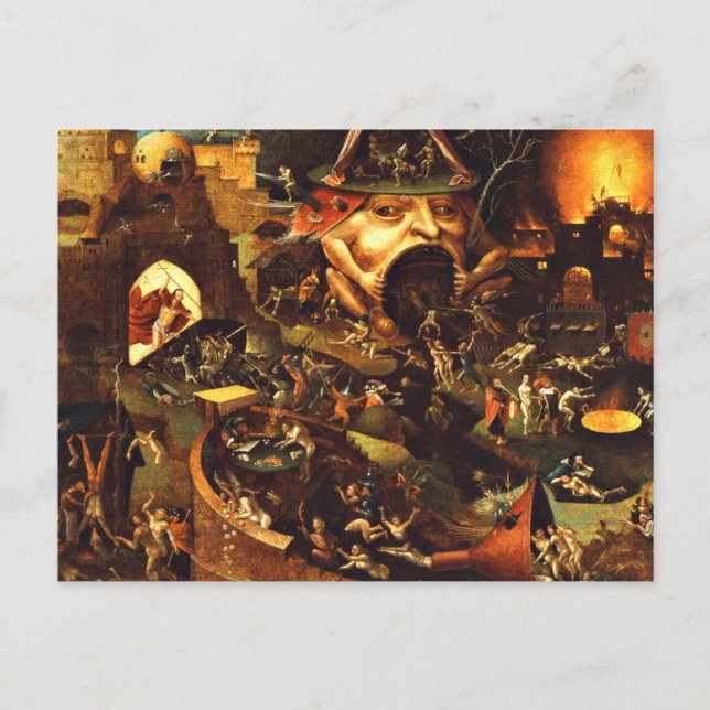 Hieronymus Bosch Christ In Limbo Postcard (Front)
