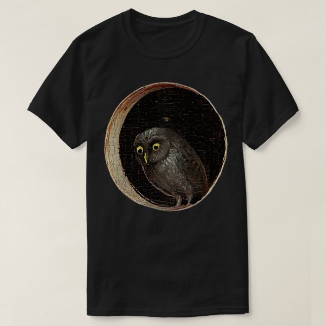 Hieronymus Bosch Owl Garden of Earthly Delights  T-Shirt (Design Front)