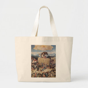 Hieronymus Bosch painting art Large Tote Bag