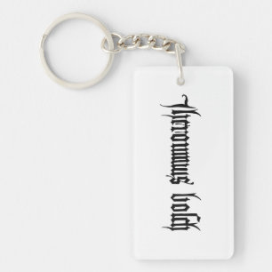 Hieronymus Bosch signature autograph painter medie Key Ring