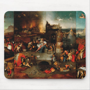 Hieronymus Bosch - Temptation Of Saint Anthony Mouse Mat
