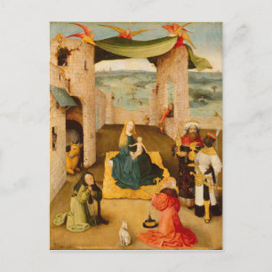 Hieronymus Bosch - The Adoration Of The Magi Postcard