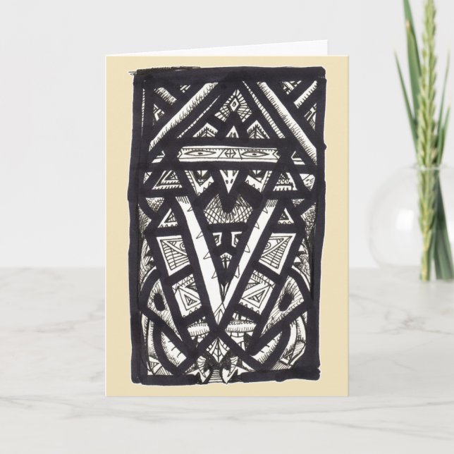 Hierophant by Brian Benson Greetings Card (Front)