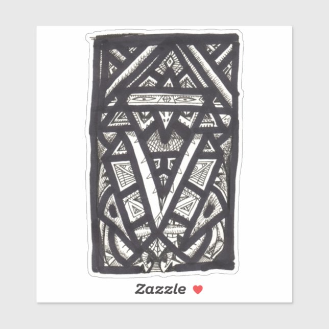 Hierophant, by Brian Benson, vinyl sticker (Sheet)