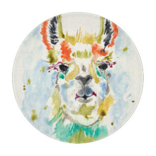 Hifi Llama - Portrait Cutting Board