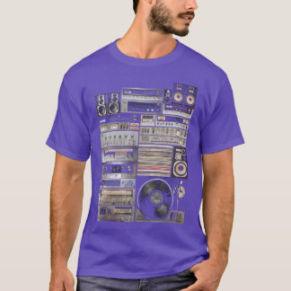 Hifidelity Vintage Music HiFi Sound system setup c T-Shirt