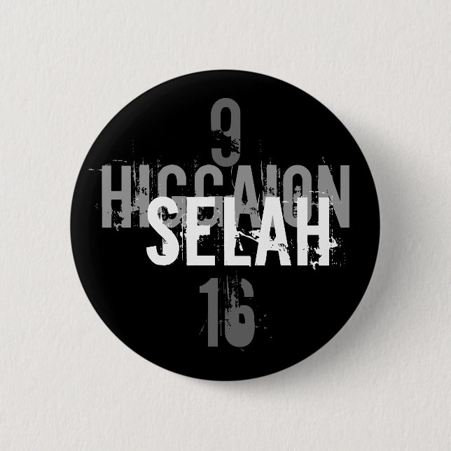 Higgaion, Selah, 9, 16 6 Cm Round Badge (Front)