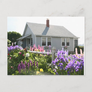 Higgins Beach Garden Cottage Bayview Ave Postcard