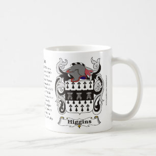 Higgins Family Coat of Arms Mug