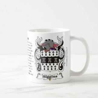 Higgins Family Coat of Arms Mug