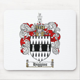 HIGGINS FAMILY CREST -  HIGGINS COAT OF ARMS MOUSE MAT