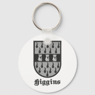 Higgins Irish Clan key chain