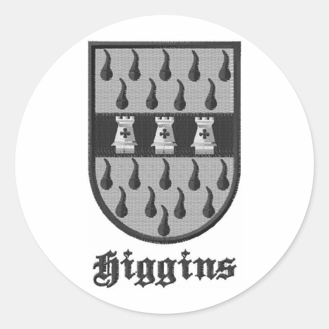 Higgins Irish Clan stickers (Front)