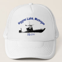 Higgins Lake fishing boat