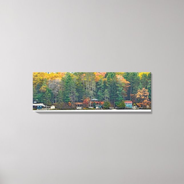 Higgins Lake house No. 79 Canvas Print (Front)