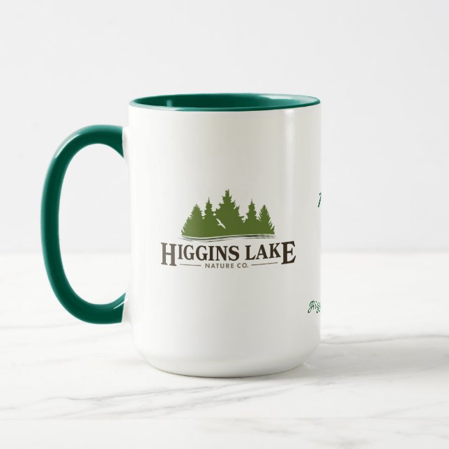 Higgins Lake Nature mug (Left)
