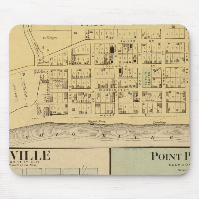 Higginsport, Ohio Mouse Mat (Front)