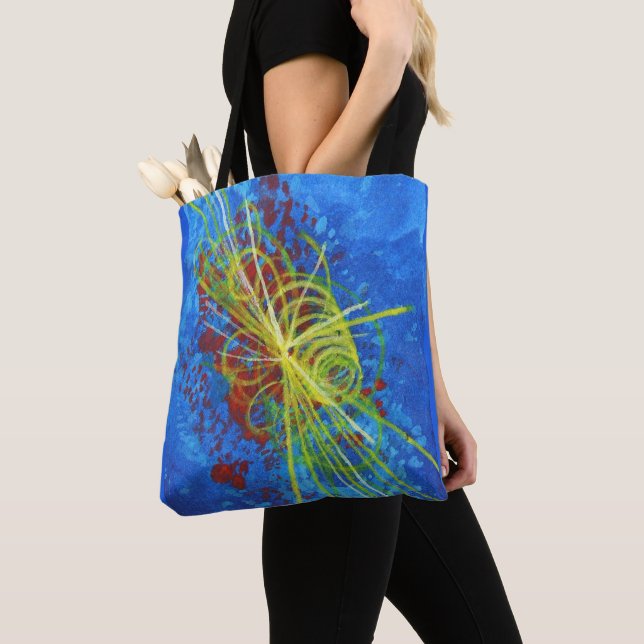 Higgs Boson Double-Sided Tote bag (Close Up)