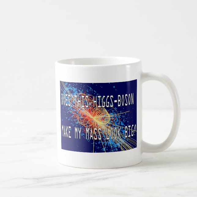 Higgs-Boson Mass Coffee Mug (Right)