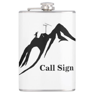 High Altitude Ham Radio Operator Flask