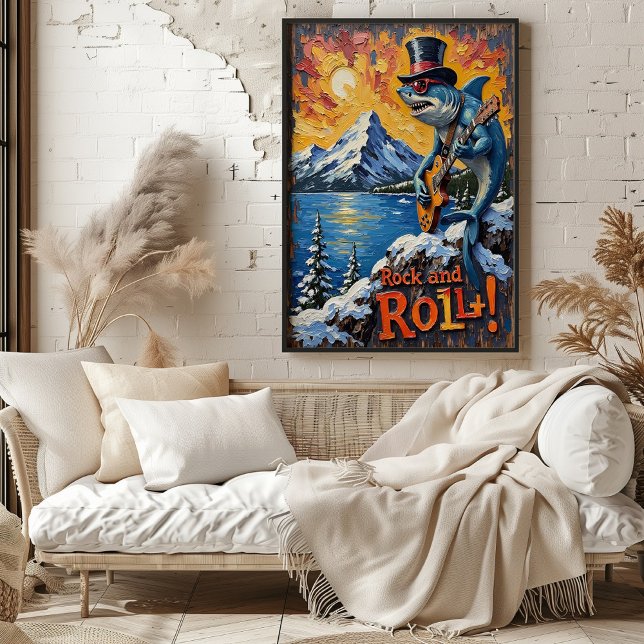 High Altitude Rocker Shark Poster (Creator Uploaded)