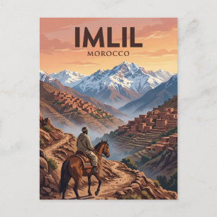 High Atlas Mountains Morocco Postcard