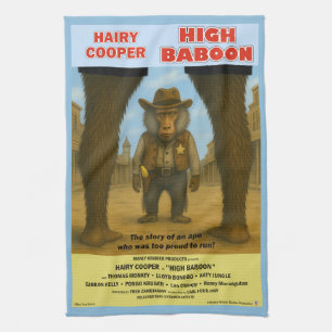 High Baboon Movie Parody Tea Towel