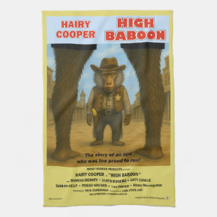 High Baboon Movie Parody Tea Towel