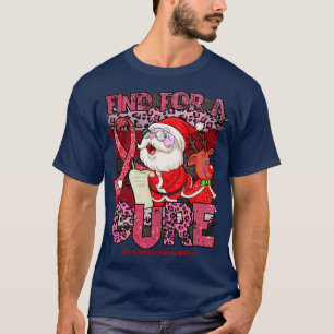 High Blood Pressure Awareness leopard christmas cu T-Shirt