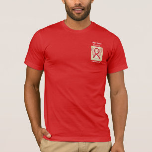 High Blood Pressure Awareness Red Ribbon Angel Tee