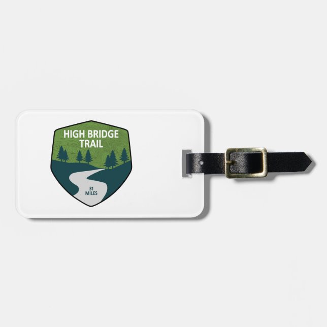 High Bridge Trail Luggage Tag (Front Horizontal)
