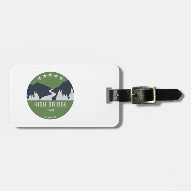 High Bridge Trail Luggage Tag (Front Horizontal)