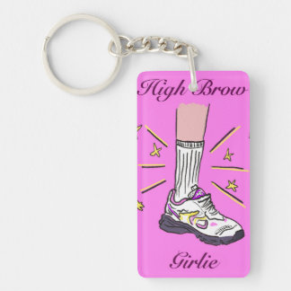 High Brow Girlie Acrylic Keychain